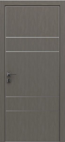 Міжкімнатні двері з ПВХ покриттям Modern FLAT 04 глухі 394151437161 фото