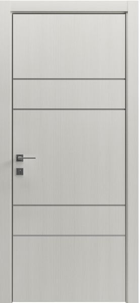 Міжкімнатні двері з ПВХ покриттям Modern FLAT 04 глухі 394151437161 фото