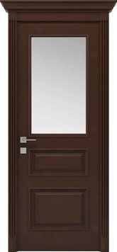 Фарбовані міжкімнатні двері Siena Rossi зі склом (Rossi-G) 4051918940107 фото