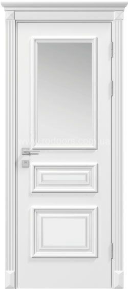 Фарбовані міжкімнатні двері Siena Rossi зі склом (Rossi-G) 4051918940107 фото