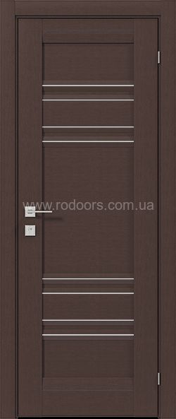 Двері міжкімнатні з ПВХ покриттям Fresca Donna глухі з молдингом 355152222061 фото