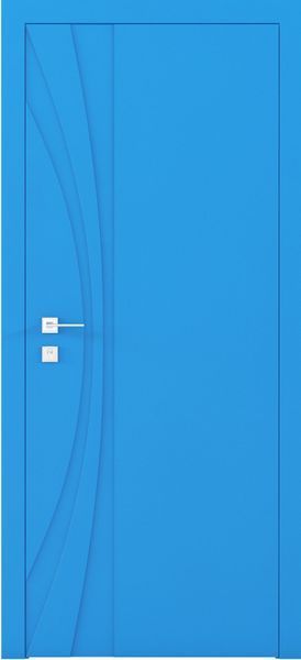 Фарбовані двері міжкімнатні Cortes Prima глухі з фрезеруванням 8 4632517393240 фото