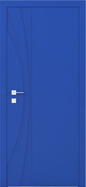 Фарбовані двері міжкімнатні Cortes Prima глухі з фрезеруванням 8 4632517393240 фото