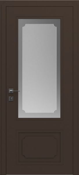 Фарбовані міжкімнатні двері Cortes Selena скло 5491920829107 фото