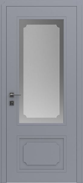 Фарбовані міжкімнатні двері Cortes Selena скло 5491920829107 фото