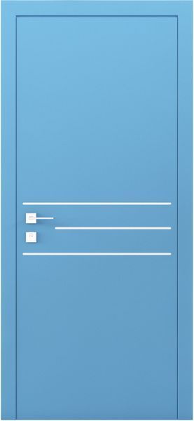 Фарбовані міжкімнатні двері Cortes Prima 3G глухі 4651917996107 фото