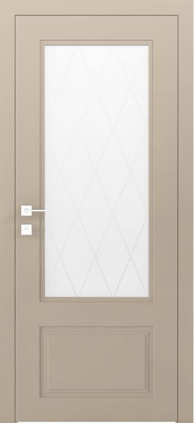 Фарбовані міжкімнатні двері Cortes Galant скло 5481917768107 фото