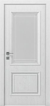 Шпоновані двері міжкімнатні Royal Avalon напівскло (Avalon-C) 4821520538122 фото