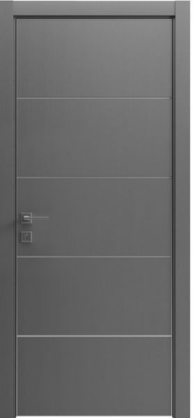 Міжкімнатні двері з ПВХ покриттям Modern FLAT 03 глухі 376151490161 фото