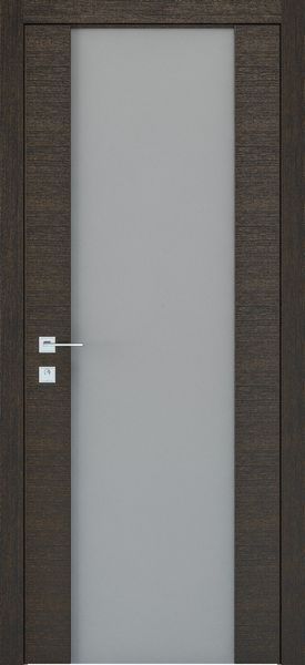 Міжкімнатні двері з ПВХ покриттям Modern FLAT зі склом 395151430861 фото