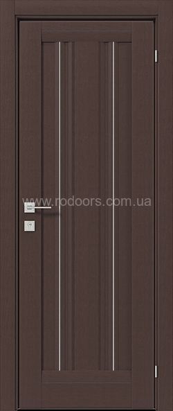 Двері міжкімнатні з ПВХ покриттям Fresca Mikela глухі з молдингом 361151960761 фото