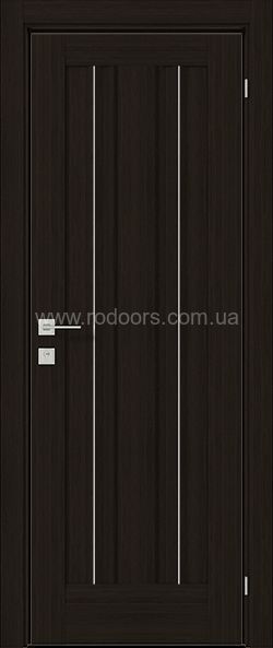 Двері міжкімнатні з ПВХ покриттям Fresca Mikela глухі з молдингом 361151960761 фото