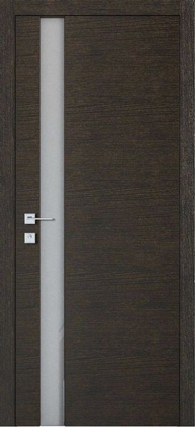 Міжкімнатні двері з ПВХ покриттям Modern FLAT напівскло 325151620561 фото