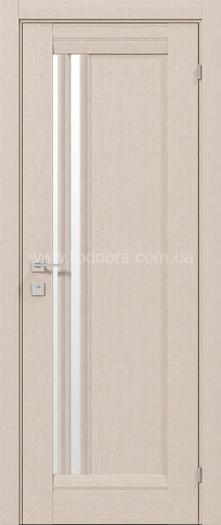 Двері міжкімнатні з ПВХ покриттям Fresca Colombo напівскло з молдингом 353151946361 фото