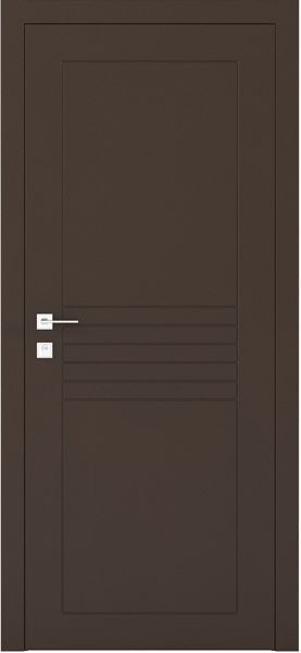 Фарбовані двері міжкімнатні Cortes Prima глухі з фрезеруванням 5 4601917268107 фото